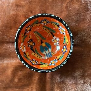 Beautiful hand painted 3” food safe bowl